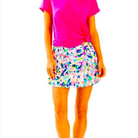 Lilly Pulitzer Luxletic Josephine Pina Colada Skort size xs
